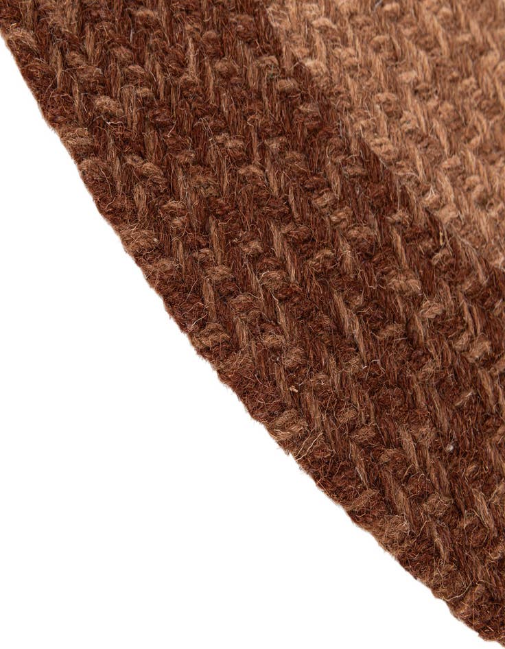 Detail image of  3' 2 x 3' 2  Hand Hand Braided Wool Round Rug