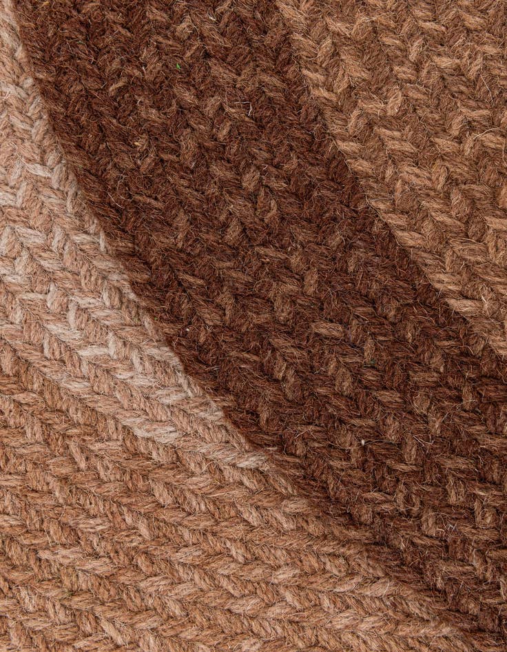 Detail image of  3' 2 x 3' 2  Hand Hand Braided Wool Round Rug