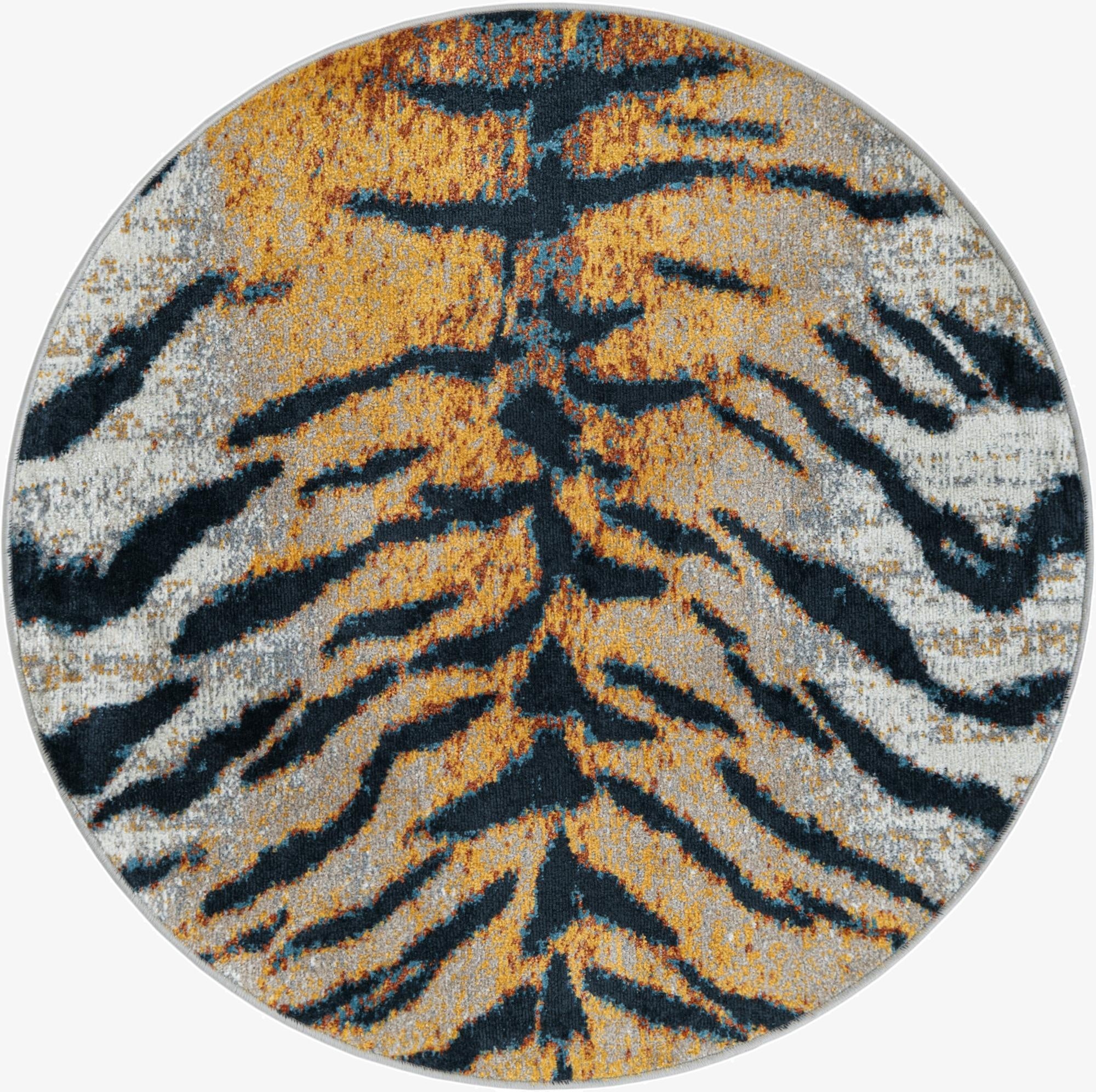  3' 3 x 3' 3 Kamala Washable Round Rug