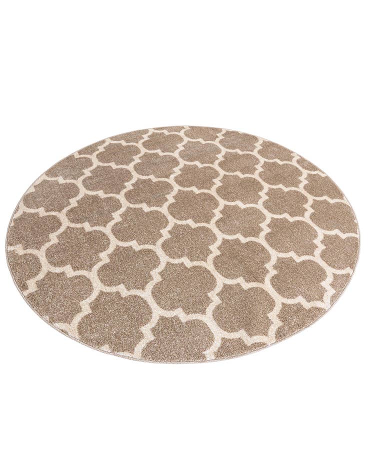 Detail image of  6' x 6' Lattice Round Rug