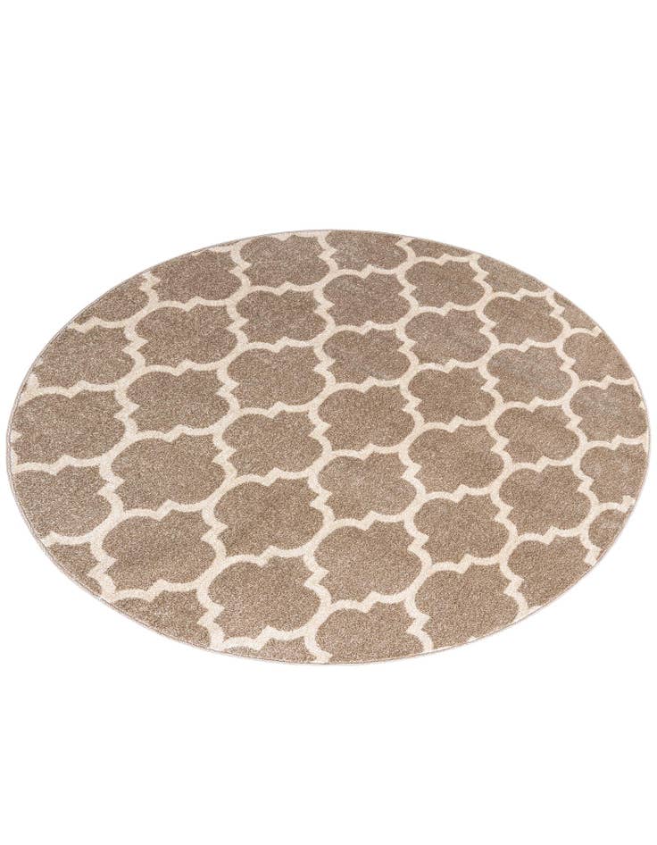 Detail image of  6' x 6' Lattice Round Rug