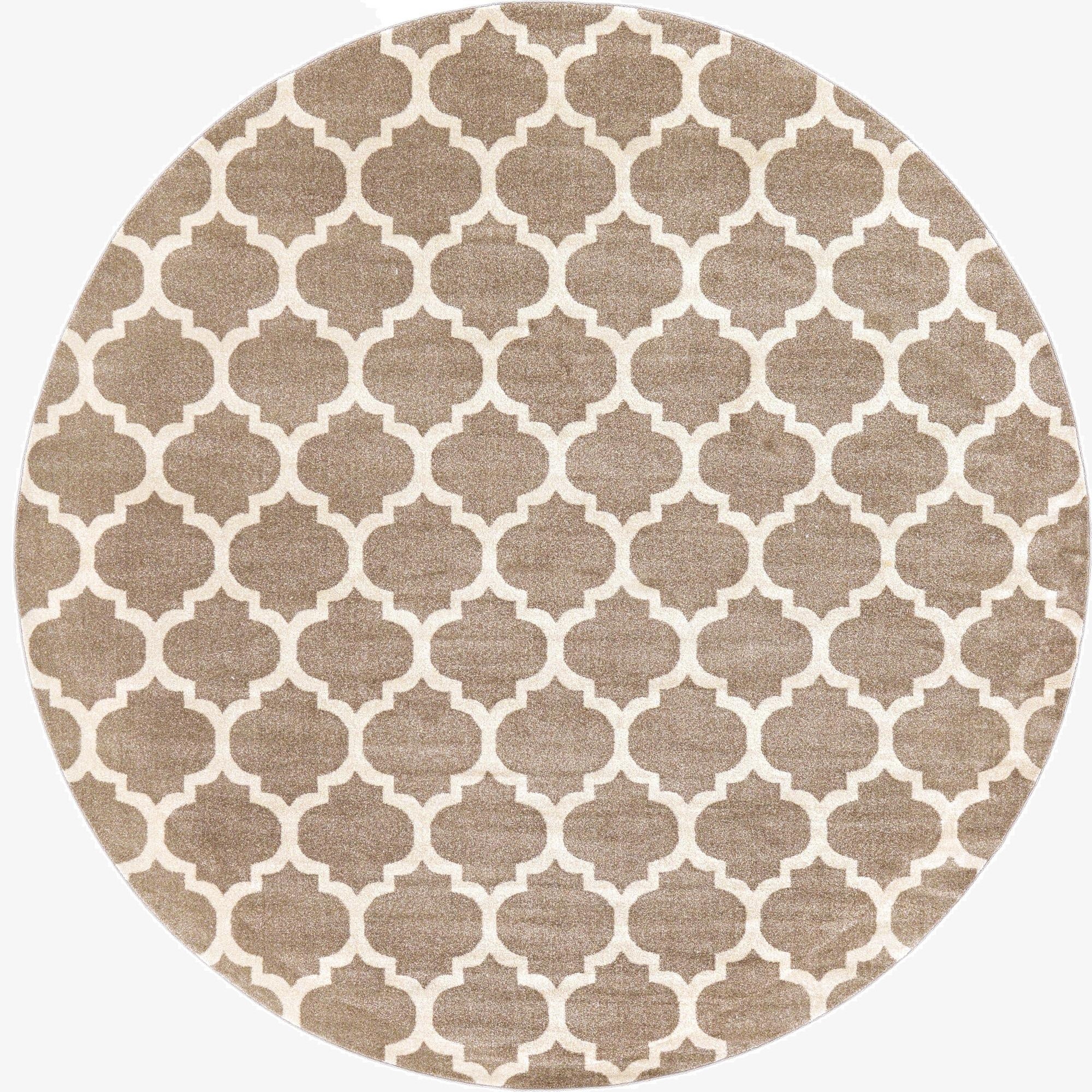  10' x 10' Lattice Round Rug