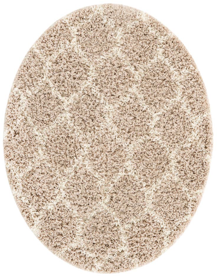 Detail image of  3' 3 x 3' 3 Lattice Shag Round Rug