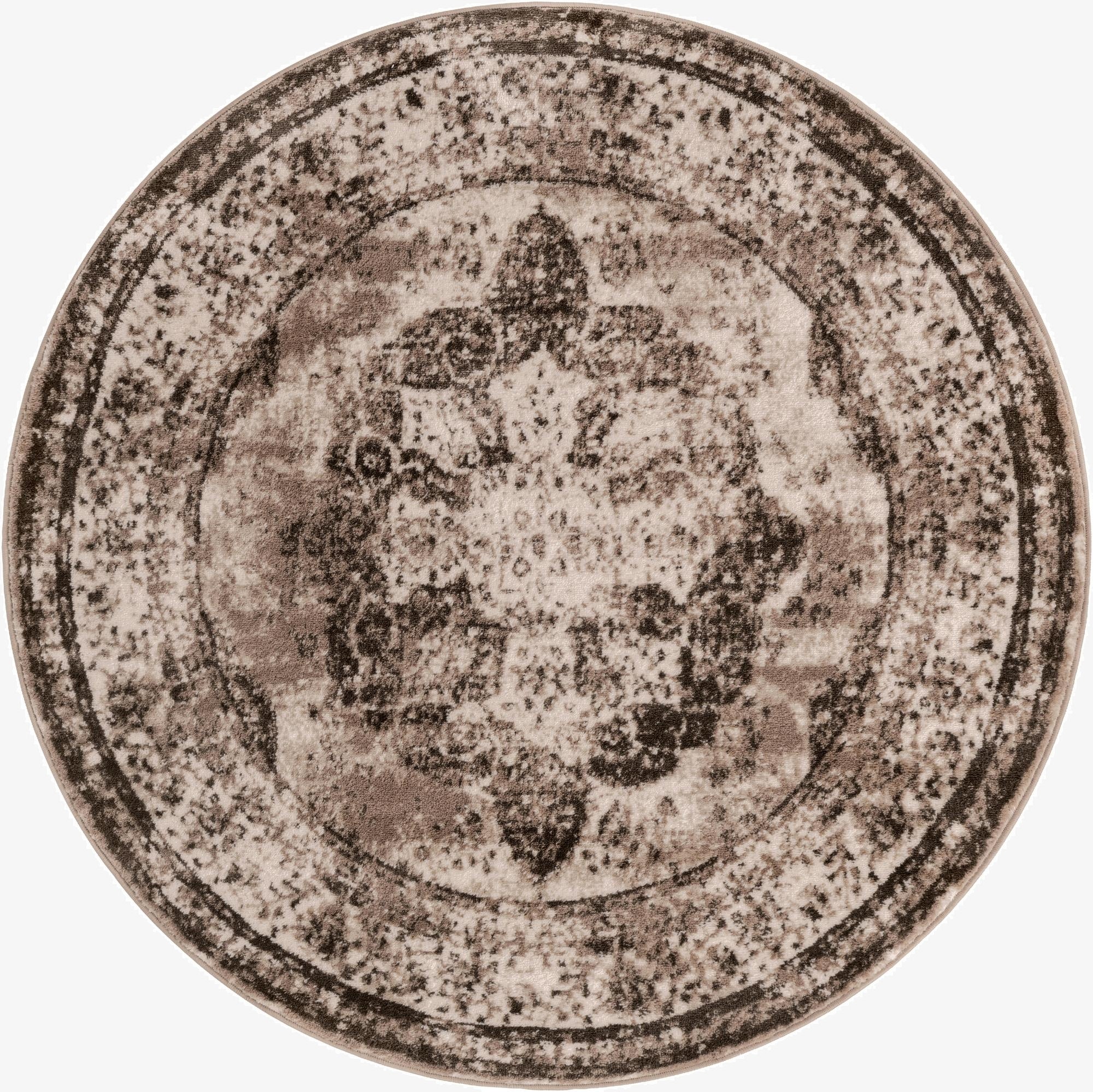  5' 3 x 5' 3 Monte Carlo Round Rug