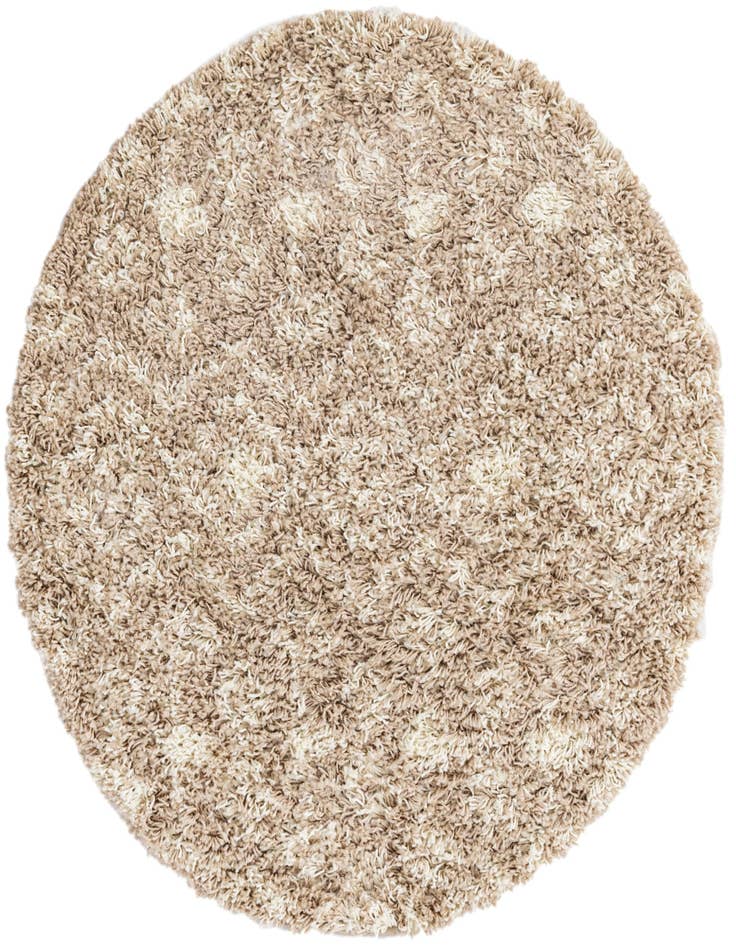 Detail image of  3' x 3' Moroccan Trellis Shag Round Rug