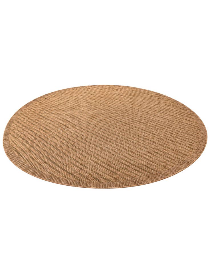 Detail image of  10' x 10'  Washable Border Indoor / Outdoor Round Rug