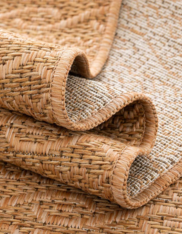 Detail image of  6' x 6'  Washable Modern Indoor / Outdoor Round Rug