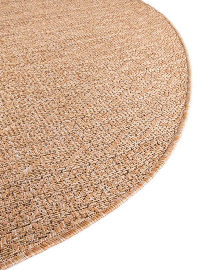 Detail image of  6' x 6'  Washable Modern Indoor / Outdoor Round Rug