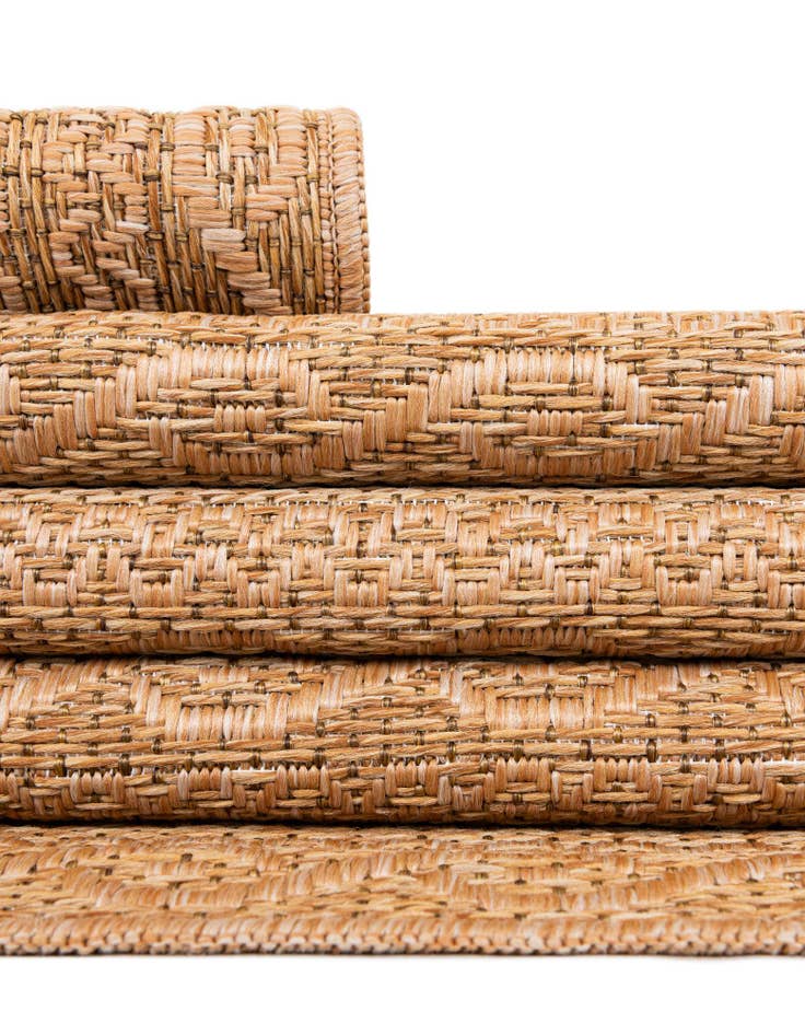 Detail image of  6' x 6'  Washable Modern Indoor / Outdoor Round Rug