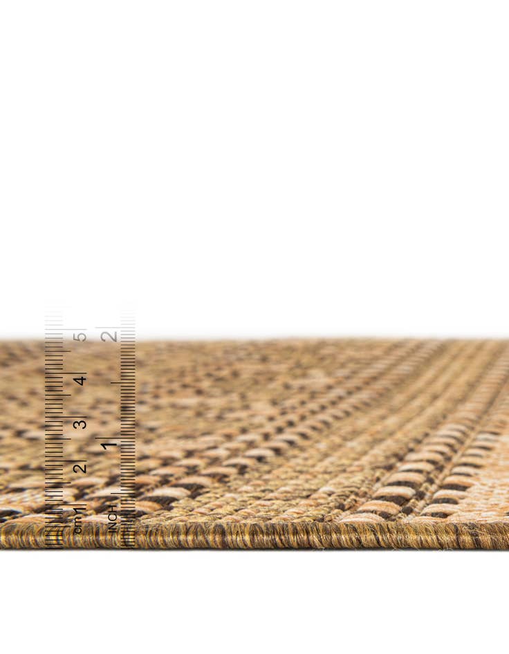 Detail image of  6' x 6'  Washable Modern Indoor / Outdoor Round Rug