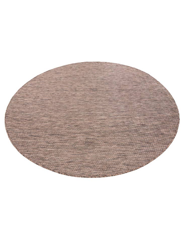 Detail image of  7' 10 x 7' 10  Washable Solid Indoor / Outdoor Round Rug