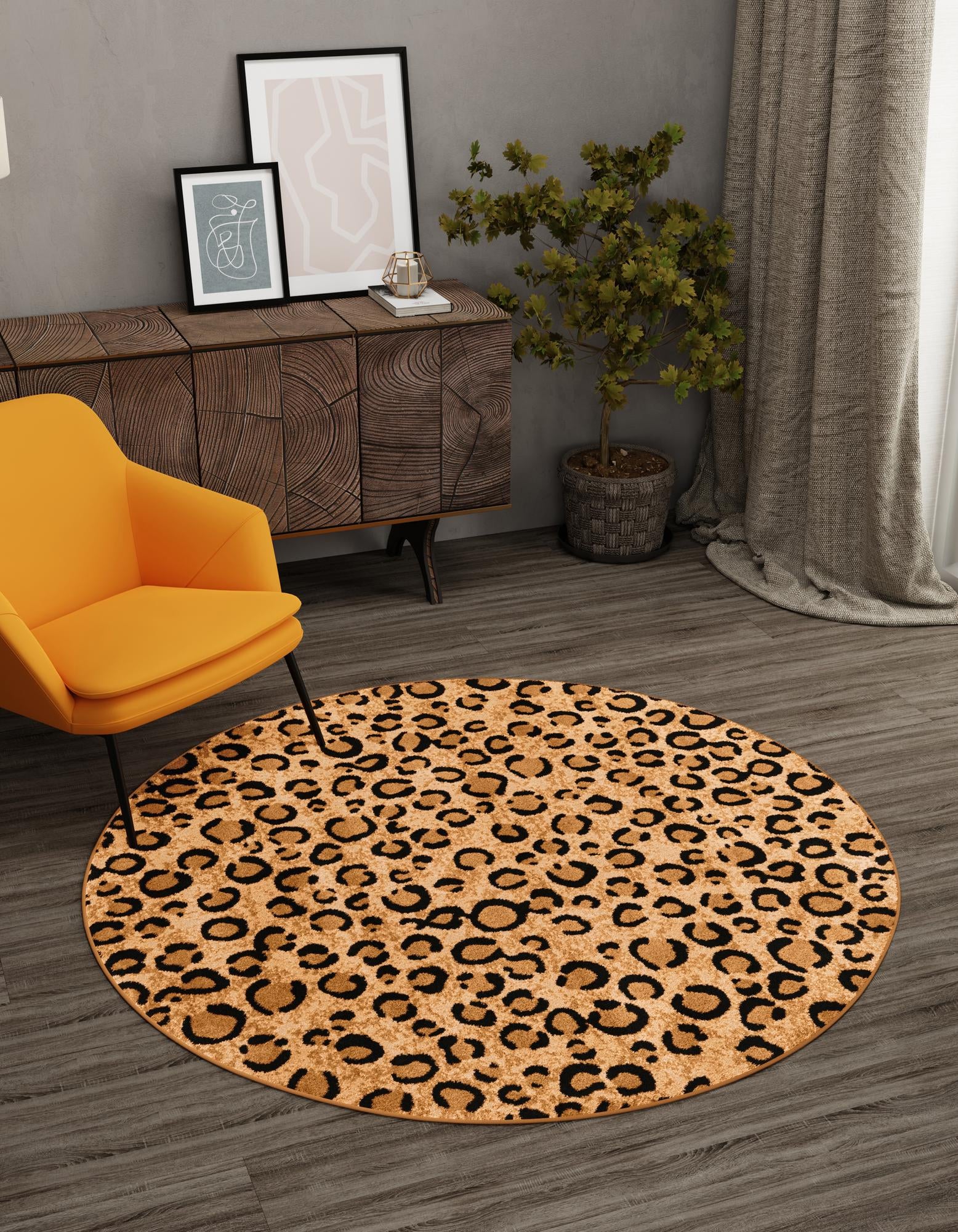 3' 1 x 3' 1 Savannah Round Rug