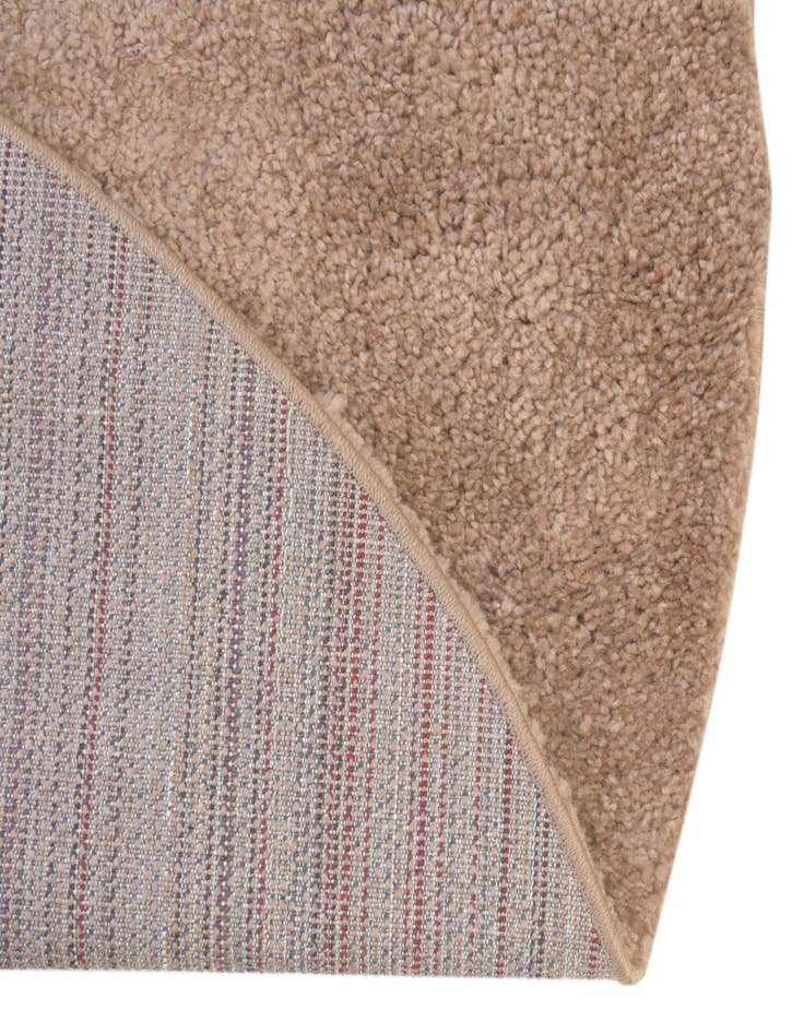 Detail image of  7' 10 x 7' 10 Solid Frieze Round Rug