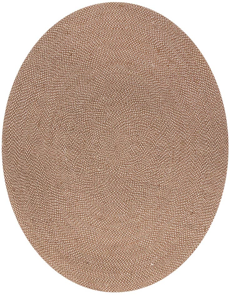 Detail image of  10' x 10'  Hand Tweed Braided Jute Round Rug