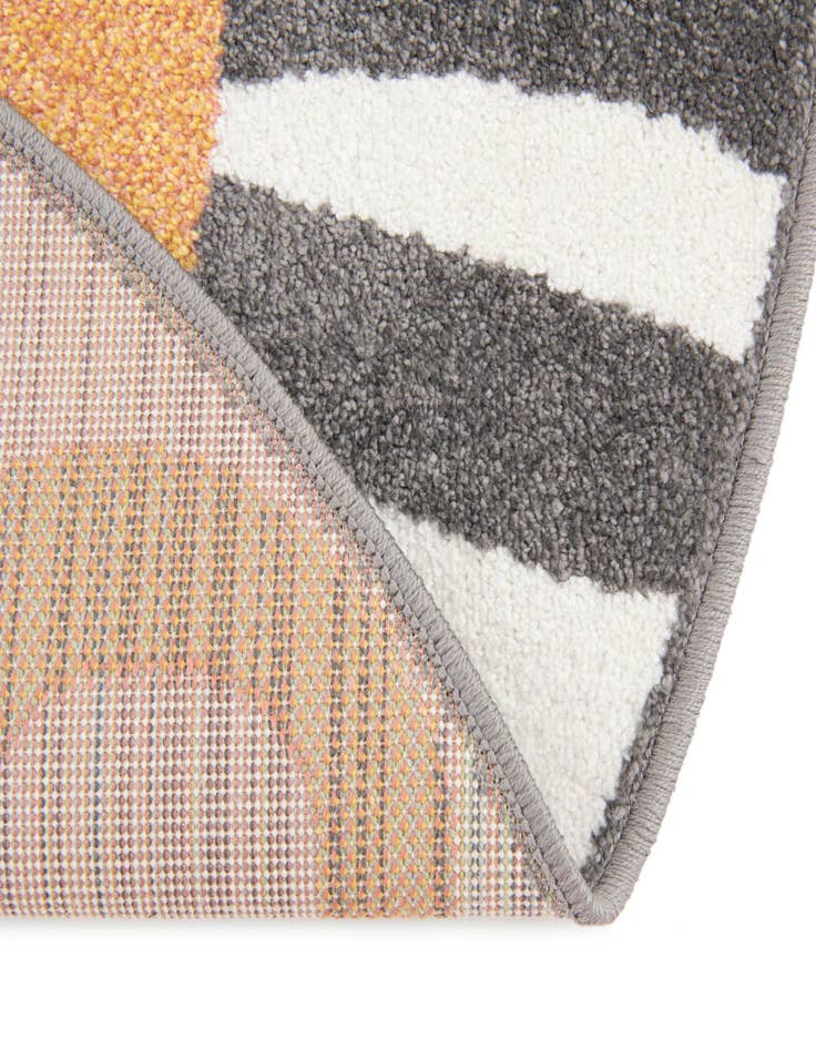 Detail image of  5' 3 x 5' 3 Cat Whimsy Kids Round Rug