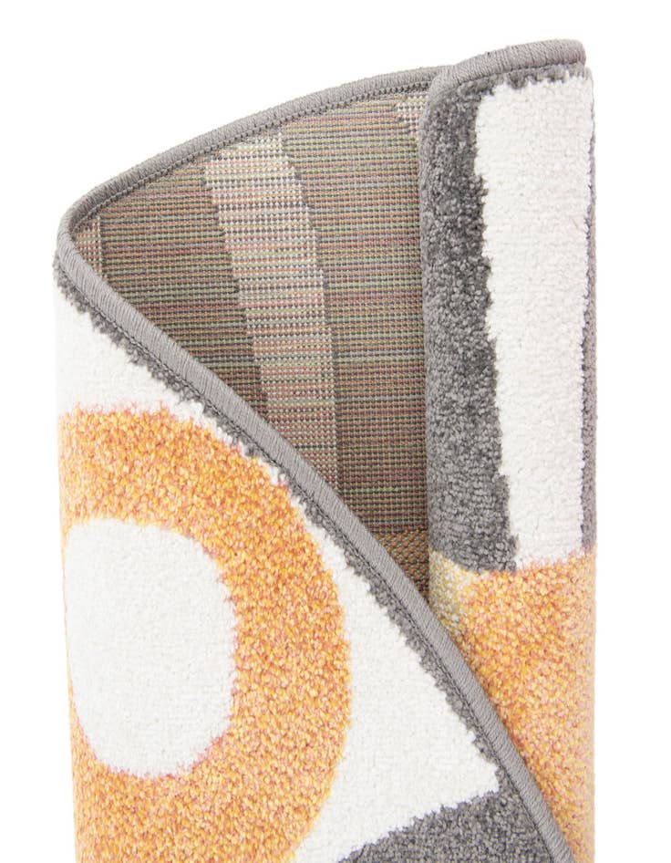 Detail image of  5' 3 x 5' 3 Cat Whimsy Kids Round Rug