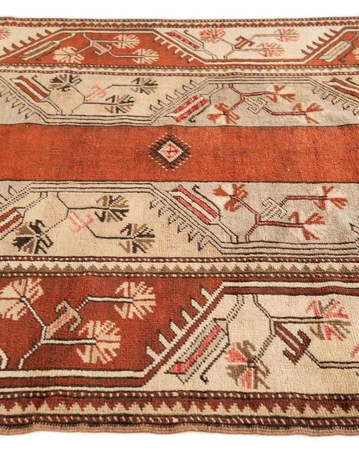 Detail image of  4' x 7' 8  Hand Knotted Anatolian Wool Runner Rug