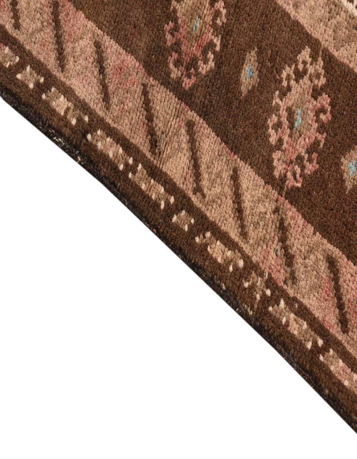 Detail image of  3' 6 x 6'  Hand Knotted Balouch Persian Wool Runner Rug