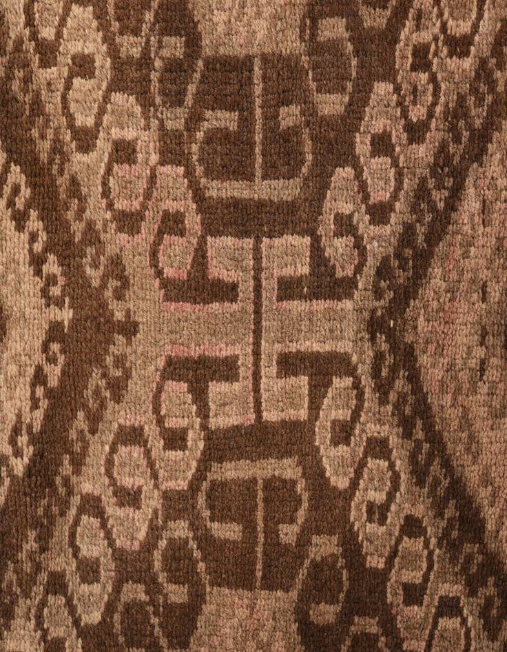 Detail image of  3' 6 x 6'  Hand Knotted Balouch Persian Wool Runner Rug