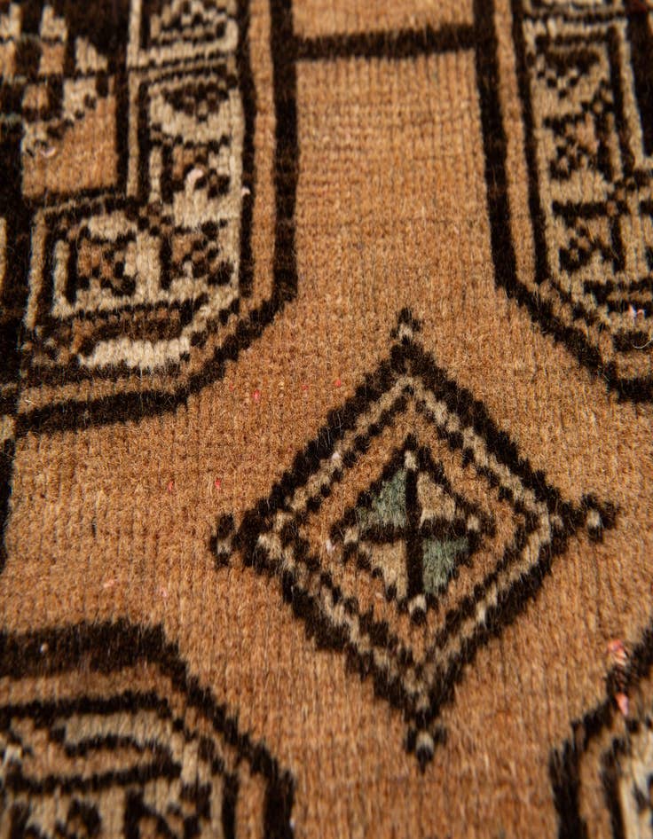Detail image of  2' 5 x 6' 10 Balouch Wool Runner Rug