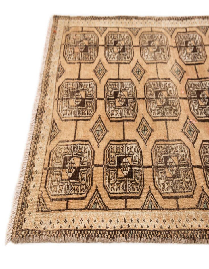 Detail image of  2' 5 x 6' 10 Balouch Wool Runner Rug