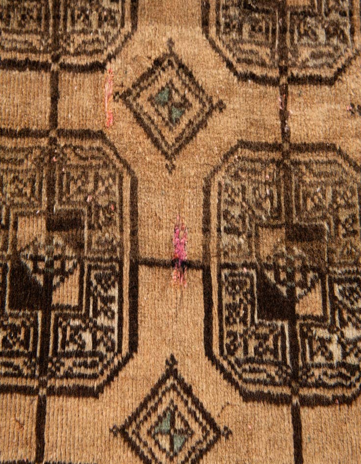 Detail image of  2' 5 x 6' 10 Balouch Wool Runner Rug
