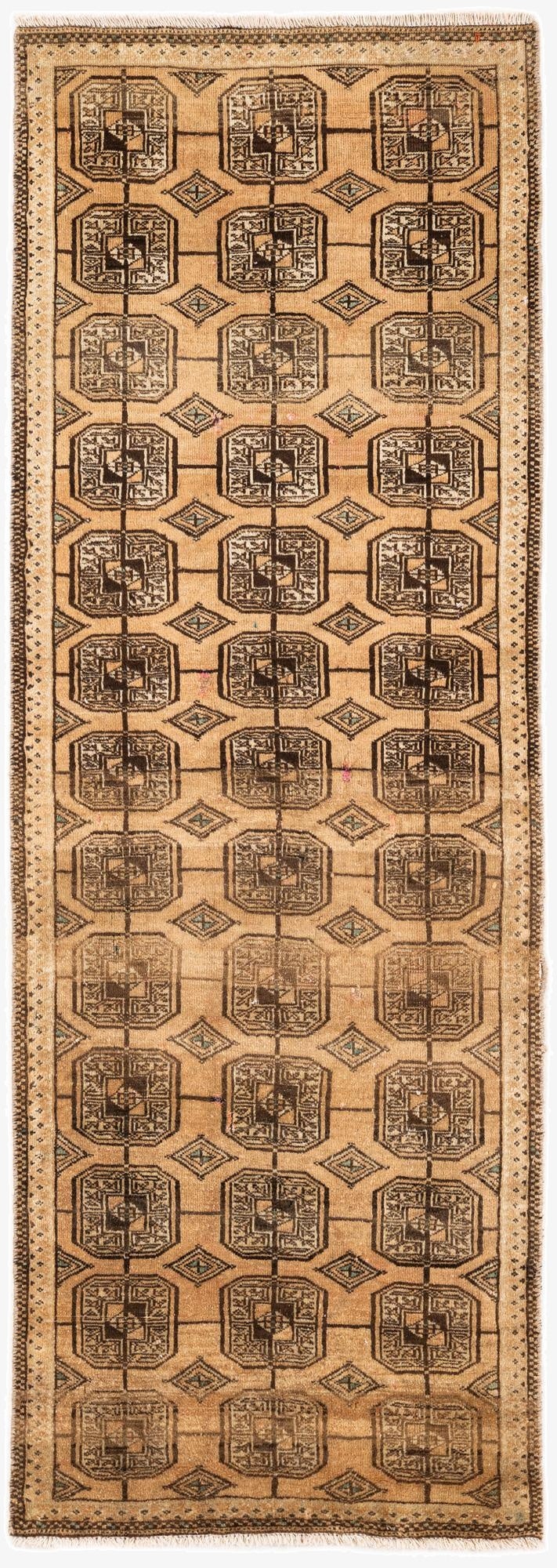  2' 5 x 6' 10 Balouch Wool Runner Rug