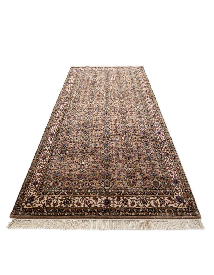 Detail image of  5' 1 x 10' 6  Hand Knotted Bidjar Wool Runner Rug