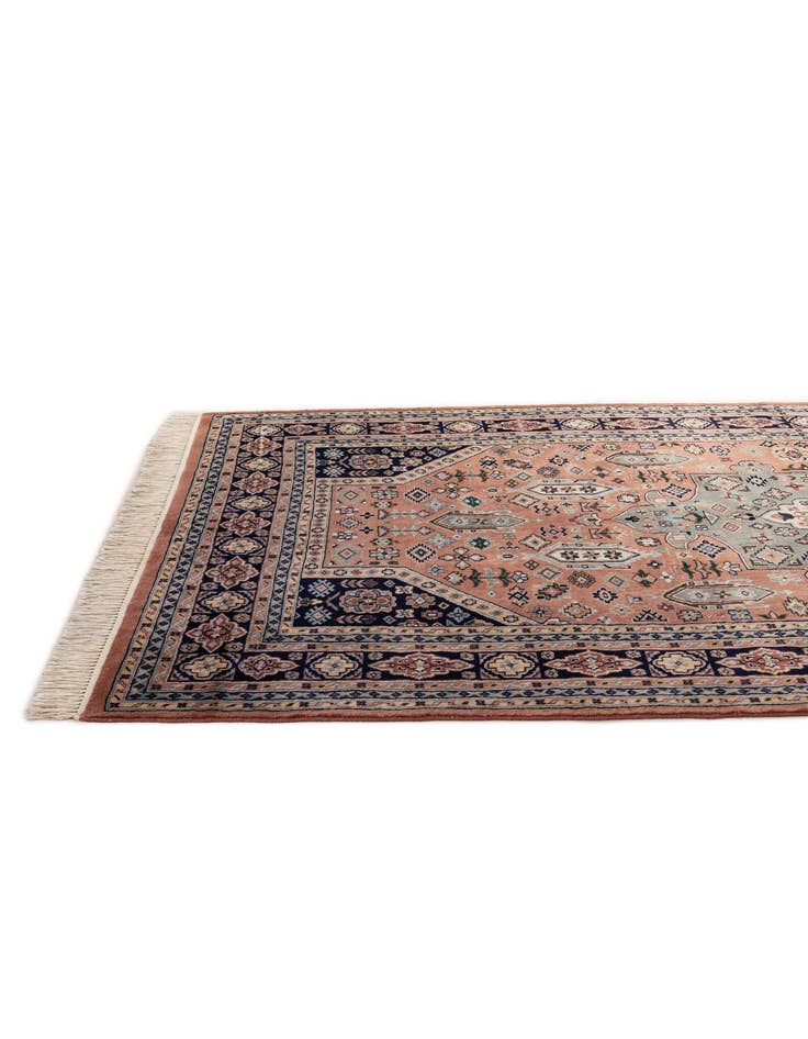 Detail image of  5' 2 x 9' 9  Hand Knotted Bokhara Oriental Wool Runner Rug