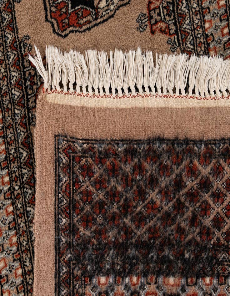 Detail image of  2' 7 x 10' 7  Hand Knotted Bokhara Oriental Wool Runner Rug