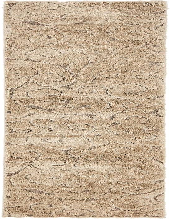 Detail image of  2' 7 x 10' Botanical Shag Runner Rug