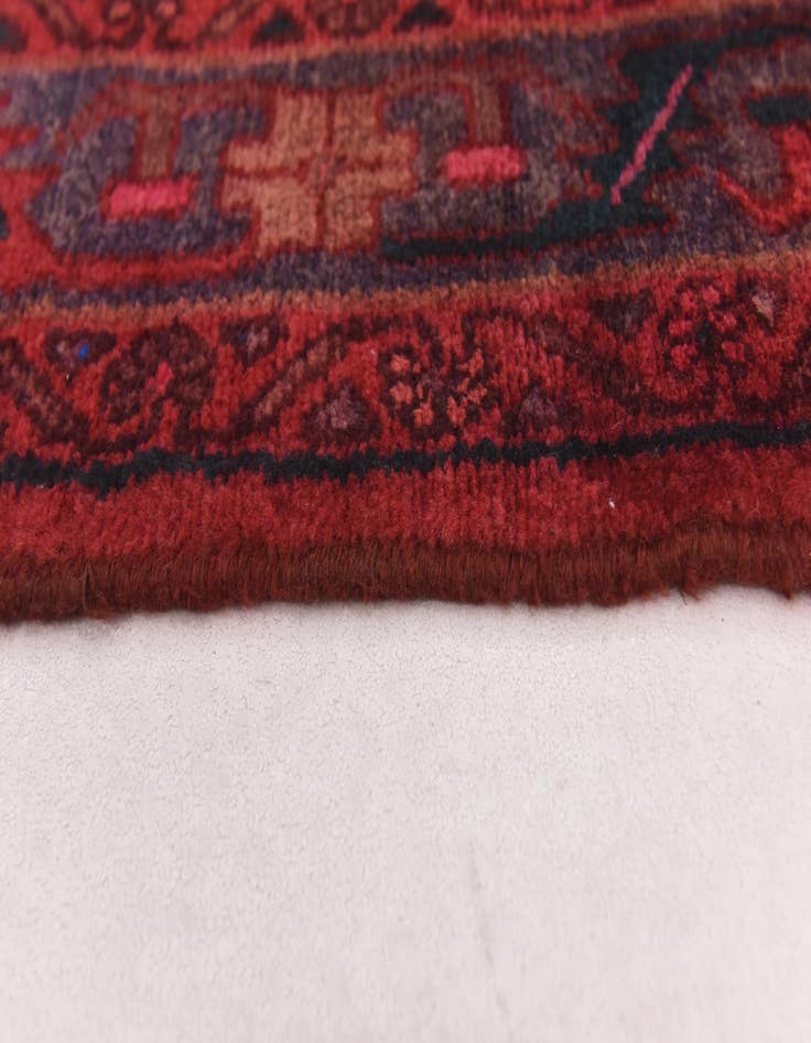 Detail image of  4' 2 x 11'  Hand Knotted Darjazin Persian Wool Runner Rug