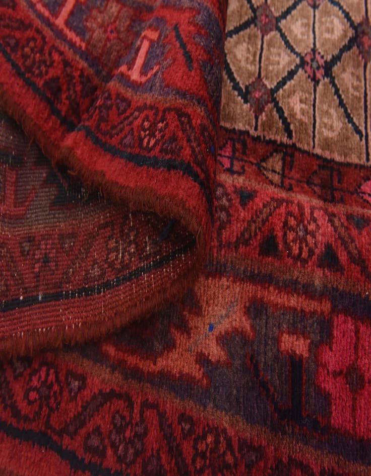 Detail image of  4' 2 x 11'  Hand Knotted Darjazin Persian Wool Runner Rug