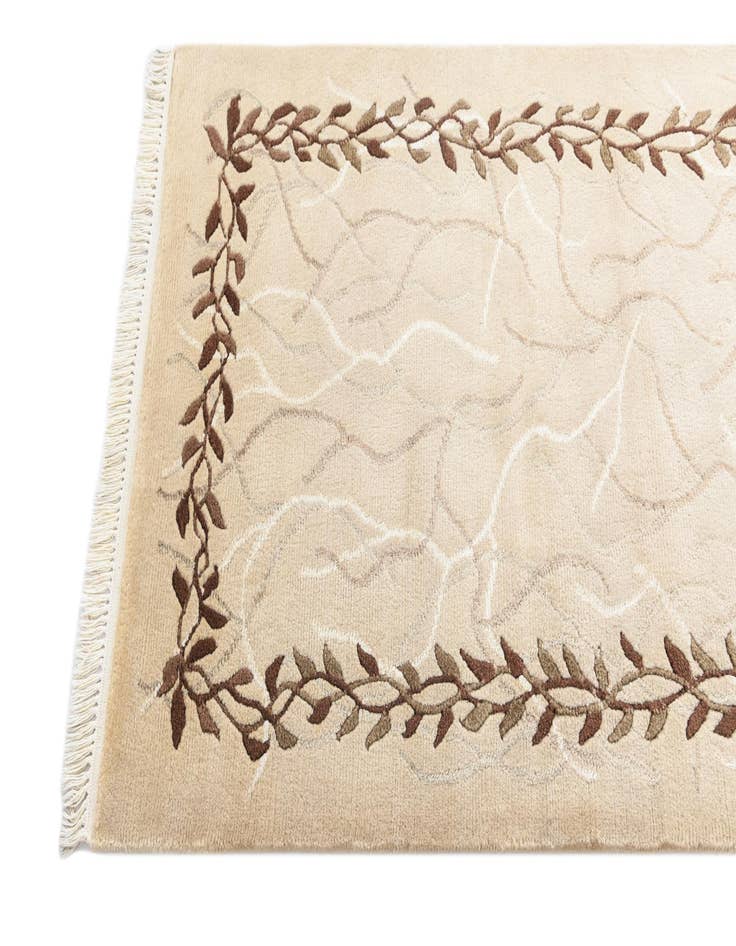 Detail image of  2' 10 x 9' 9  Hand Knotted Darya Wool Runner Rug