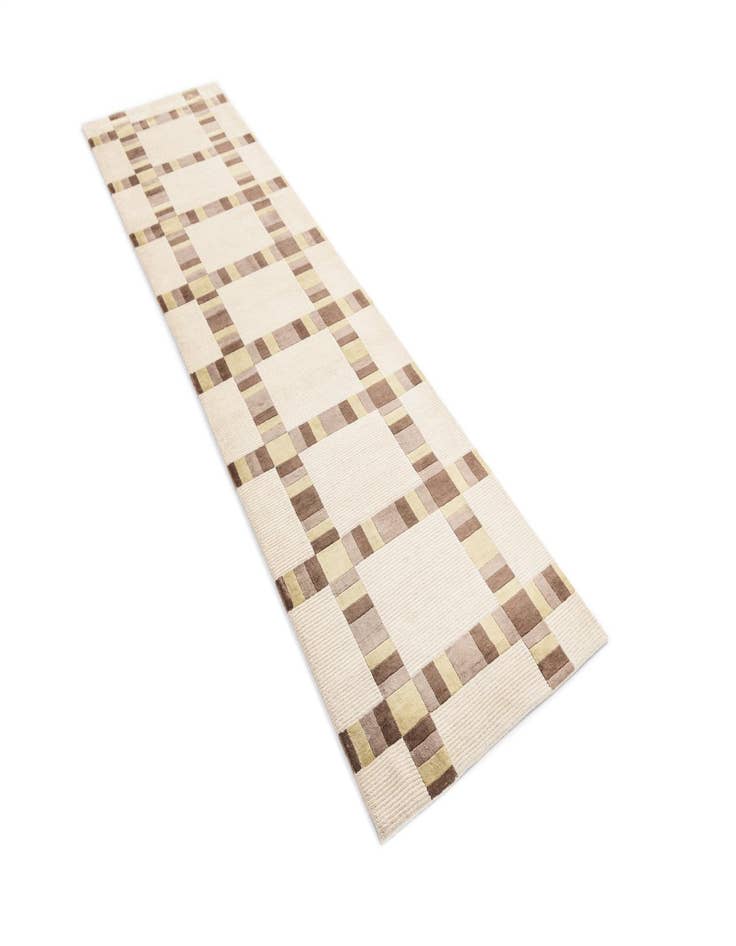 Detail image of  2' 9 x 10' 8  Hand Knotted Darya Wool Runner Rug