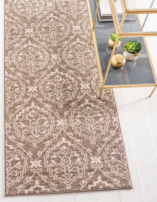 Chocolate Brown 2' 7 x 10' Solid Shag Runner Rug | Rugs.com