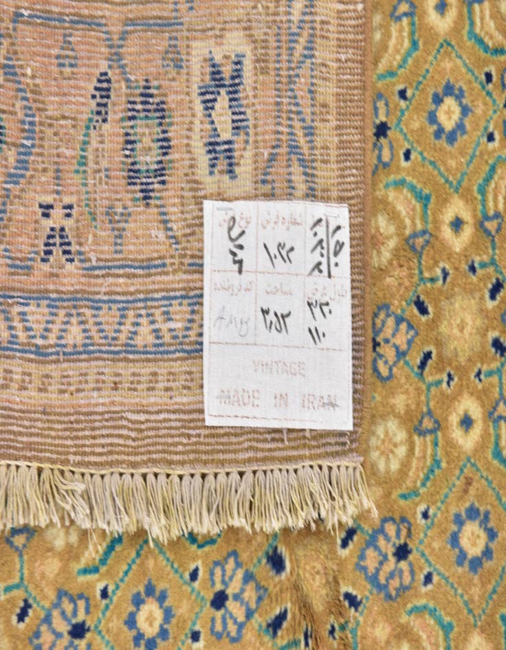 Detail image of  3' 8 x 10' 7  Hand Knotted Farahan Persian Wool Runner Rug