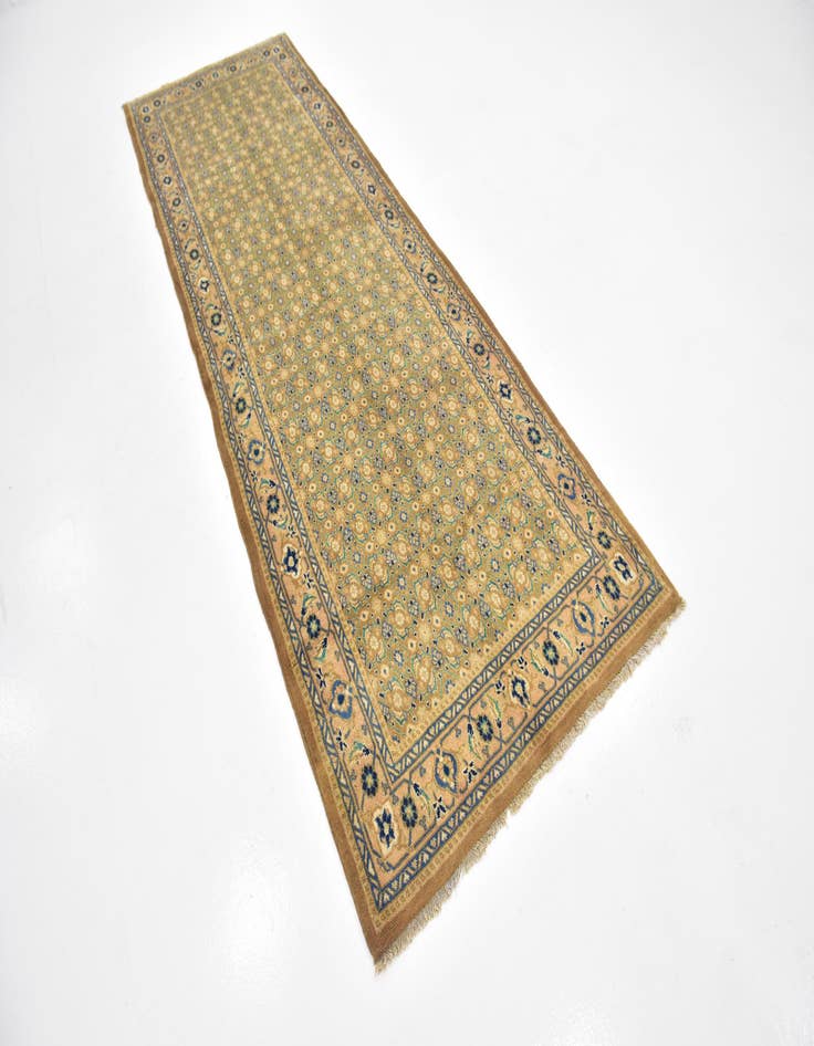 Detail image of  3' 8 x 10' 7  Hand Knotted Farahan Persian Wool Runner Rug