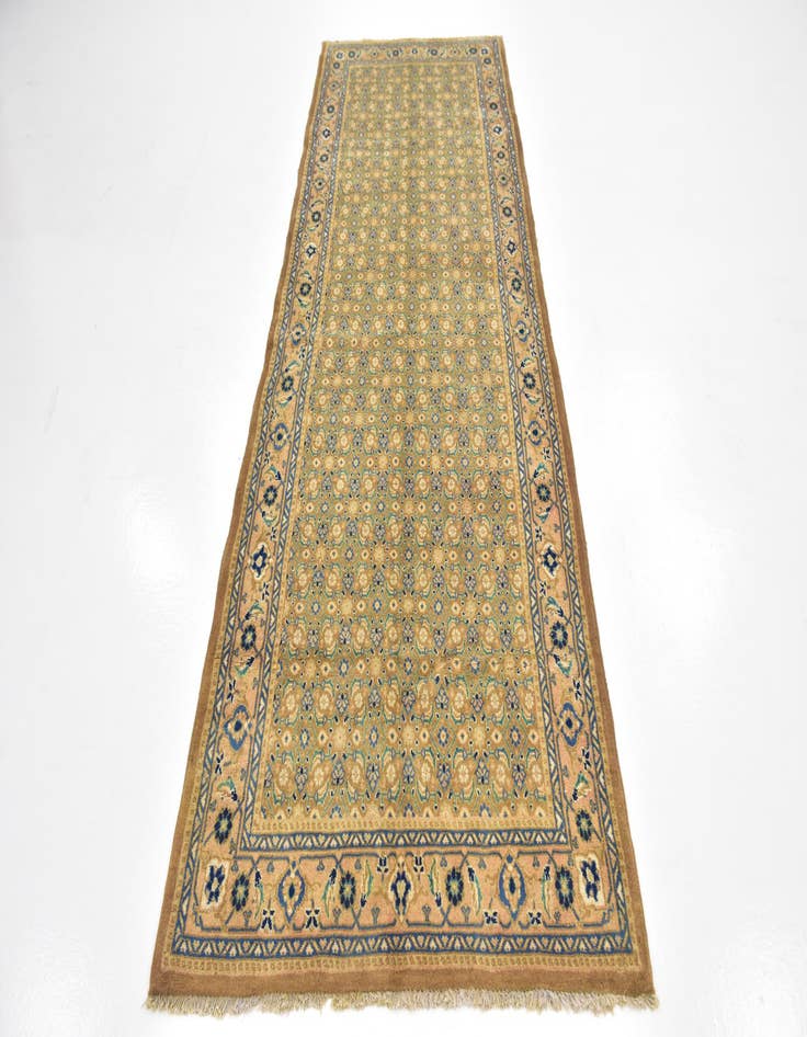 Detail image of  3' 8 x 10' 7  Hand Knotted Farahan Persian Wool Runner Rug