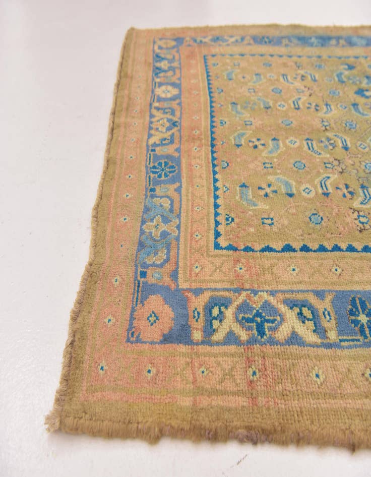 Detail image of  3' 7 x 10' 9  Hand Knotted Farahan Persian Wool Runner Rug