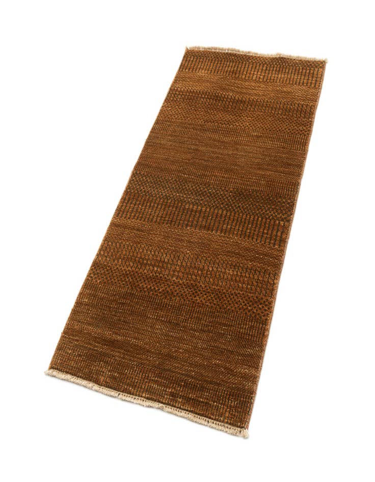 Detail image of  2' 3 x 4' 8  Hand Knotted Gabbeh Wool Runner Rug