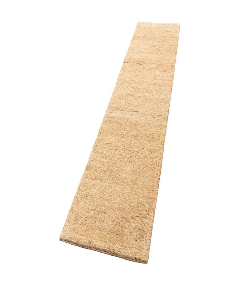 Detail image of  2' 7 x 9' 10  Hand Knotted Gabbeh Wool Runner Rug