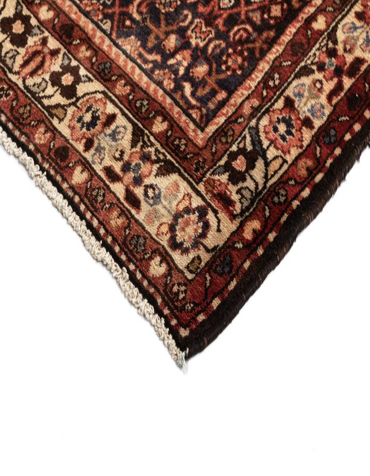 Detail image of  3' 8 x 10' 4 Hamedan Wool Runner Rug