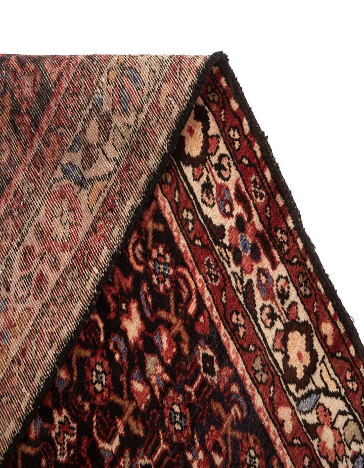 Detail image of  3' 8 x 10' 4 Hamedan Wool Runner Rug