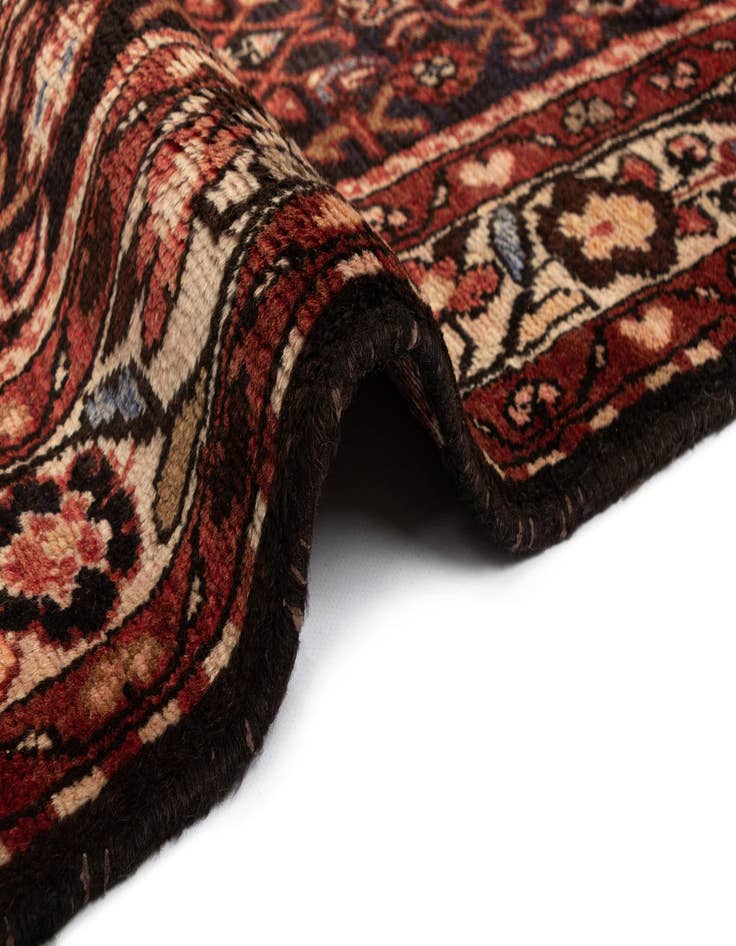 Detail image of  3' 8 x 10' 4 Hamedan Wool Runner Rug