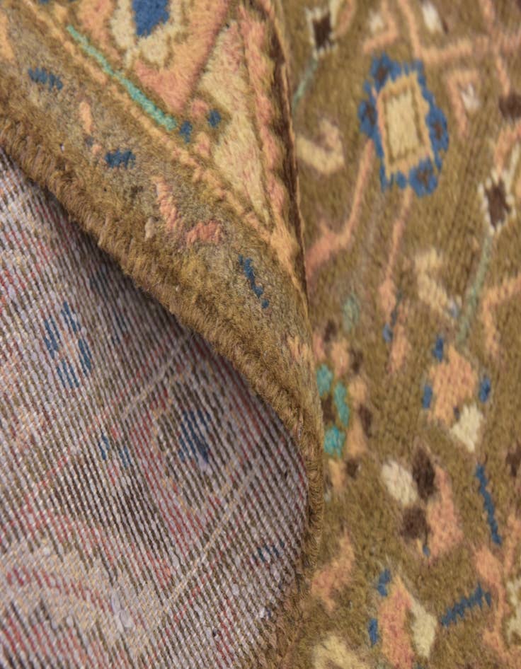 Detail image of 3' 7 x 10' 3 Hand Knotted Hamedan Persian Wool Runner Rug