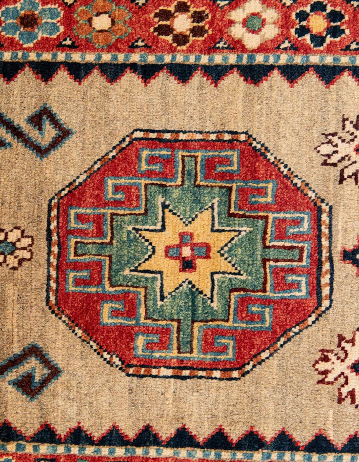 Detail image of  2' 9 x 9' 8  Hand Knotted Kazak Runner Rug