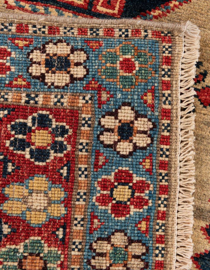 Detail image of  2' 9 x 9' 8  Hand Knotted Kazak Runner Rug