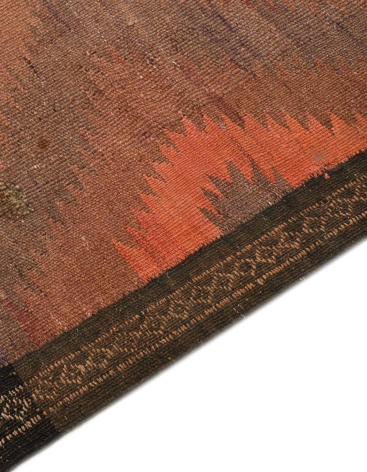 Detail image of  4' x 9' 10  Hand Woven Kilim Fars Wool Runner Rug