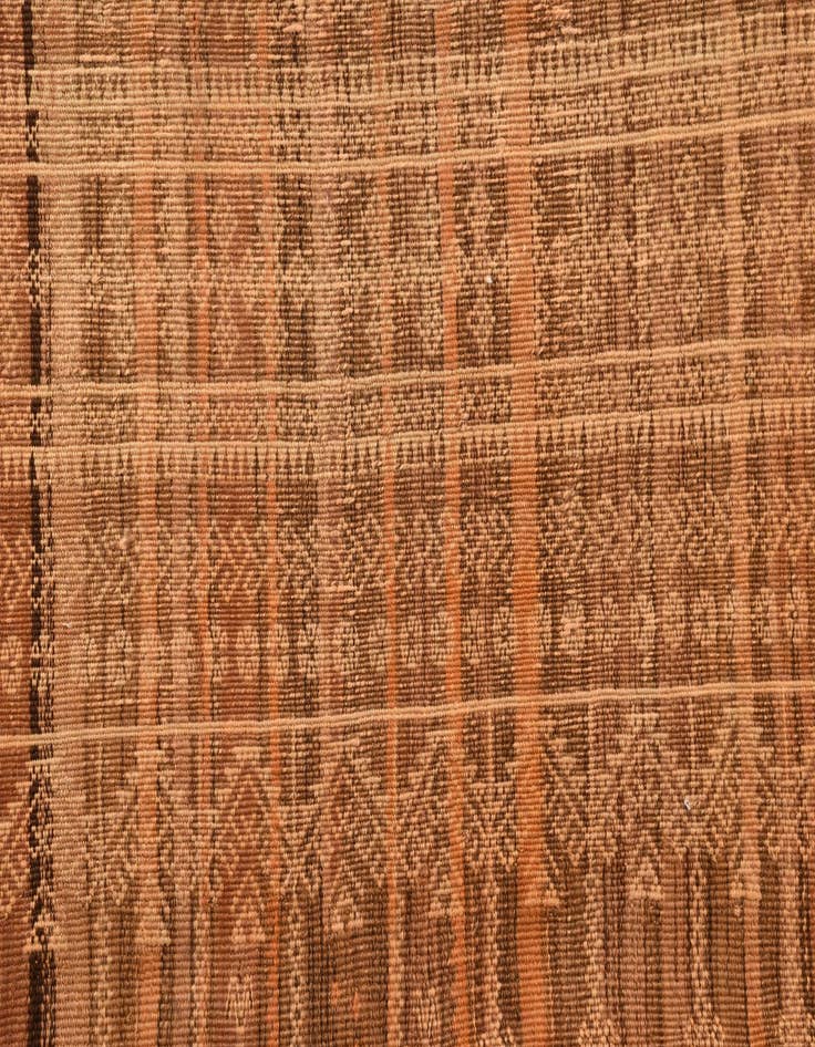 Detail image of  3' 8 x 8' 4  Hand Woven Kilim Fars Wool Runner Rug